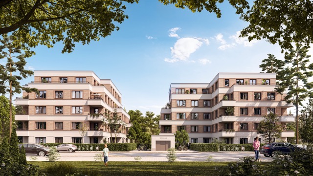Marshall One development render in Berlin Zehlendorf